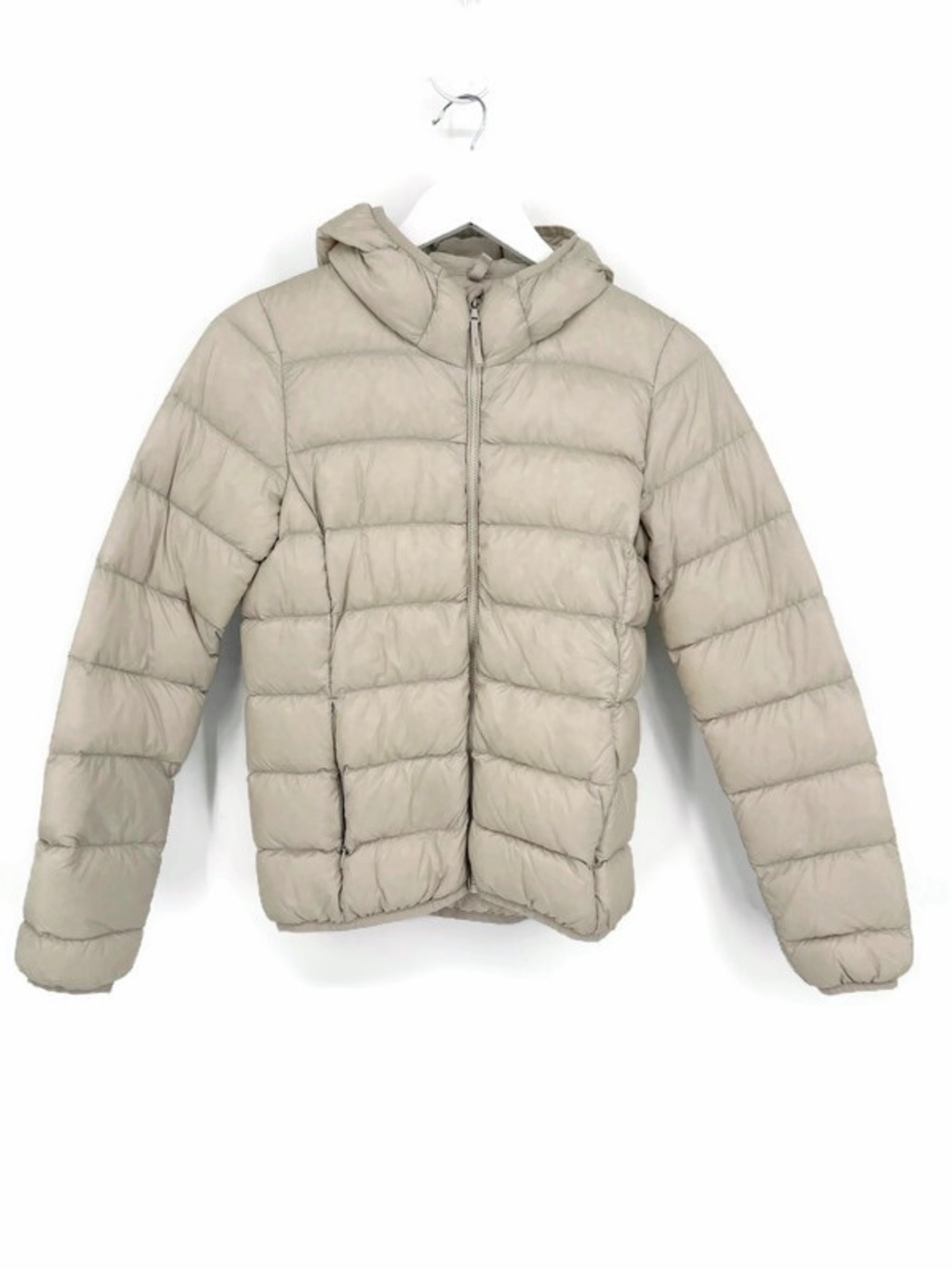 Aritzia TNA The Little Puff Packable Down Jacket Beige Size XS